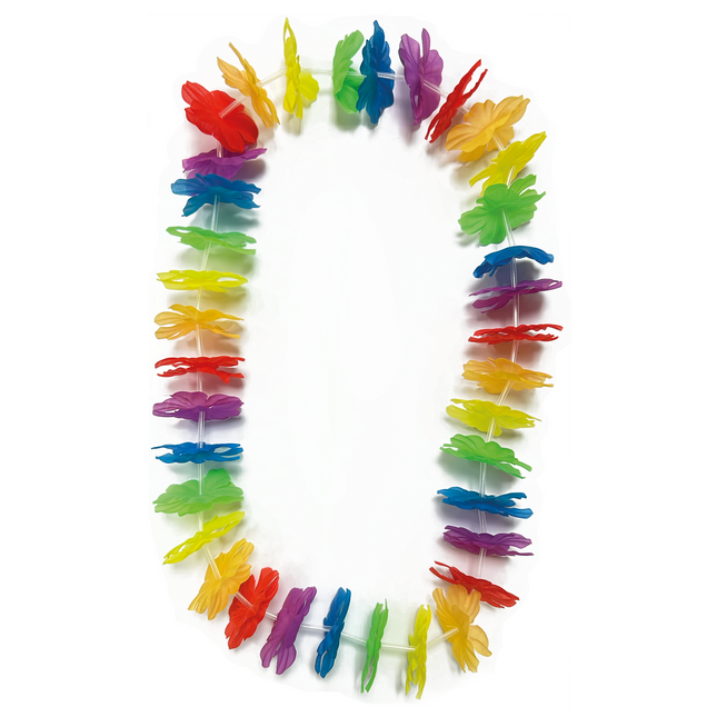 Kolorowy wieniec hawajski Rainbow