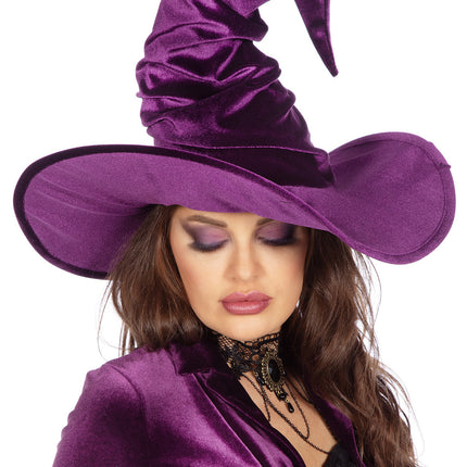 Aksamitny kapelusz czarownicy