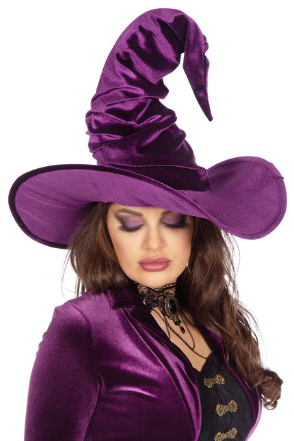 Aksamitny kapelusz czarownicy