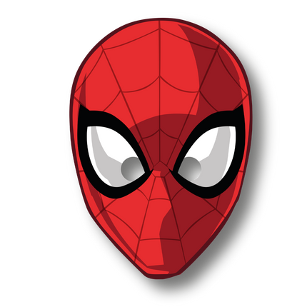 Maska Spiderman World Of Webs 6 szt