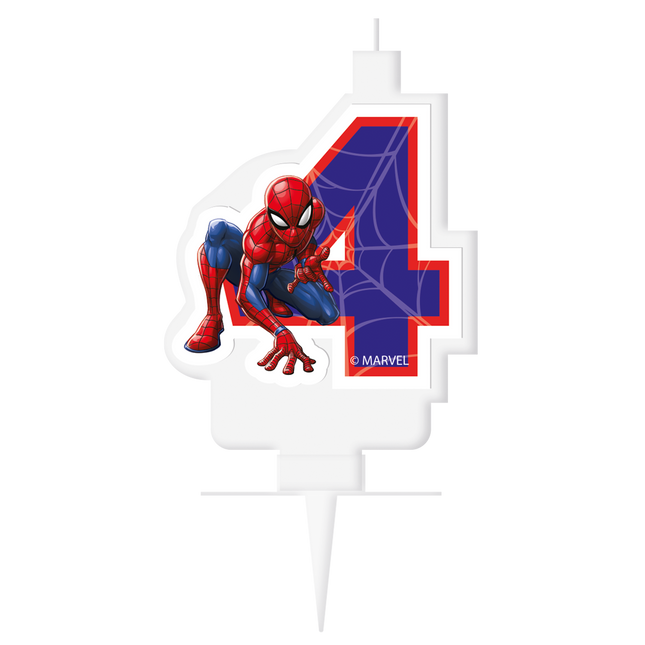 4-letnia świeczka Spiderman