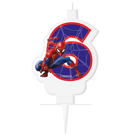6-letnia świeczka Spiderman