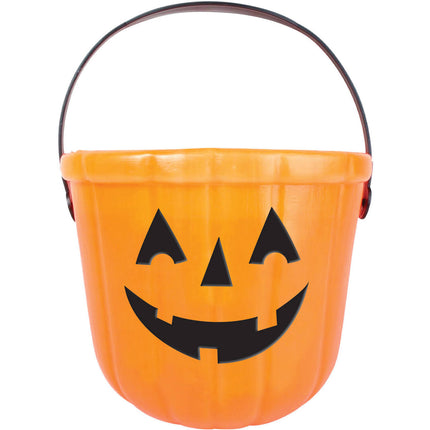 Wiaderko Halloweem Hallo-Ween Orange 17cm