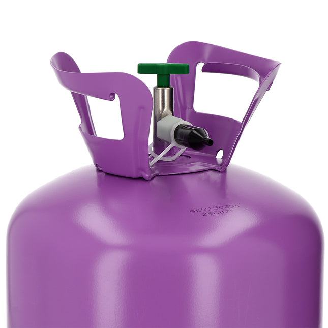 Zbiornik z helem z 50 balonami i wstążką