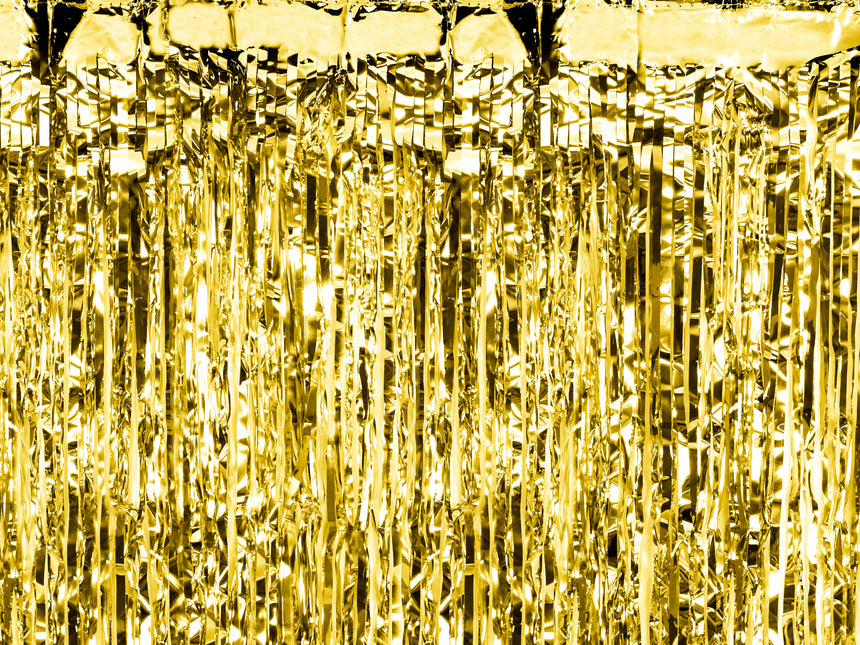 Złota metaliczna folia do drzwi 2m