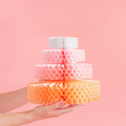 Kolorowy tort do dekoracji stołu 23 cm