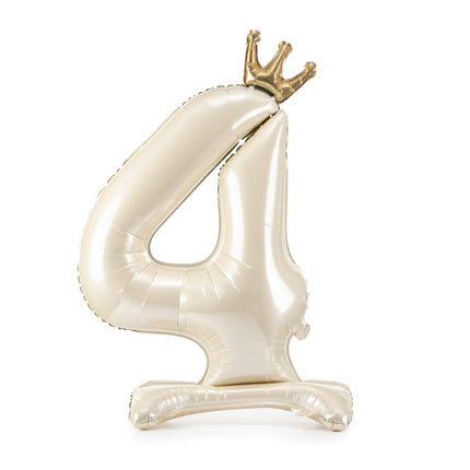 4 lata Balon helowy Pearl pusty 84 cm