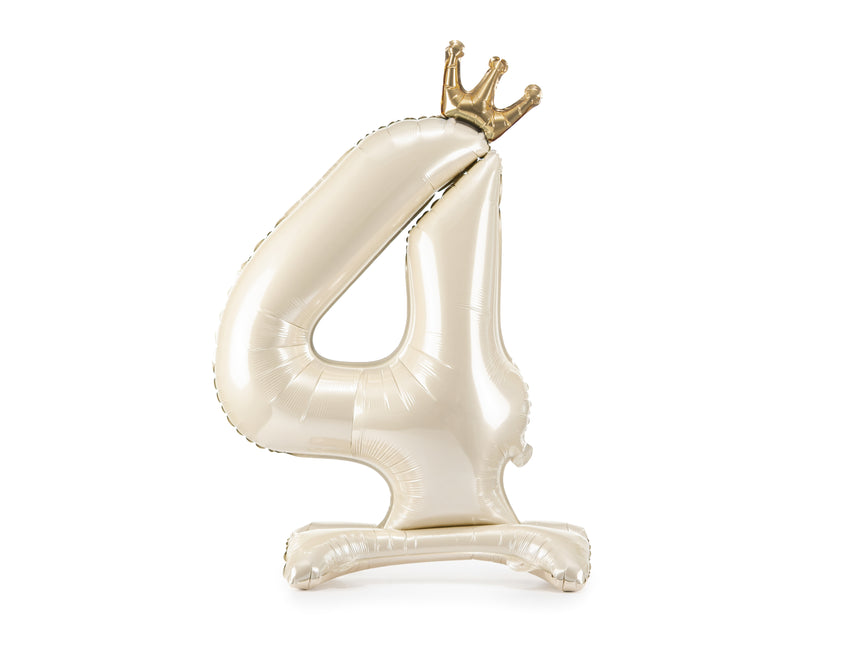 4 lata Balon helowy Pearl pusty 84 cm