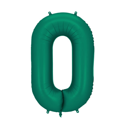 Balon z figurką 0 lat Zielony Pusty 86 cm