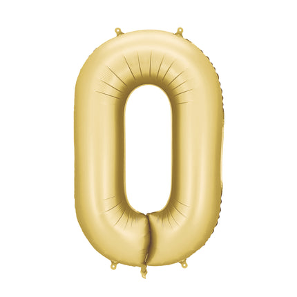 Balon foliowy Złoty Satynowy Pusty 86cm