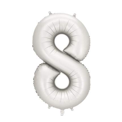 Balon z figurką na 8 lat pusty 86 cm
