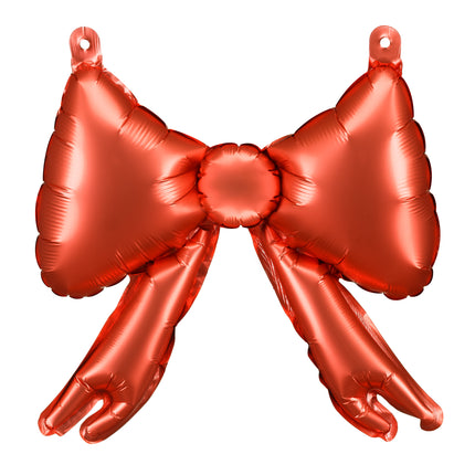 Balon z kokardą czerwony 25 cm