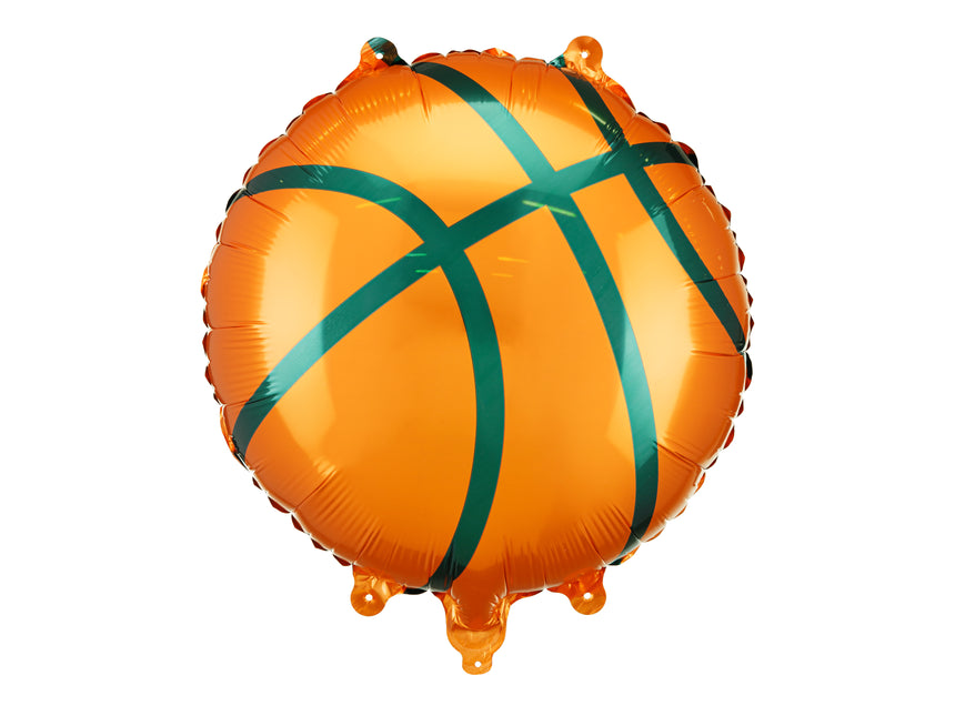 Balon z helem do koszykówki pusty 35 cm