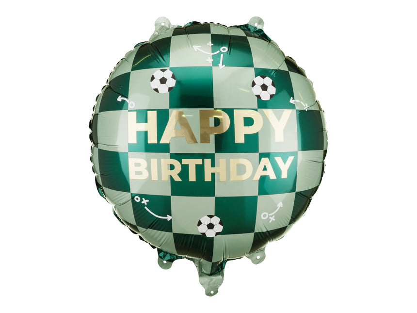 Urodzinowy balon helowy piłka nożna pusty 35 cm