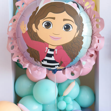 Gabby's Dollhouse Balon foliowy z falbanką, 52x52 cm