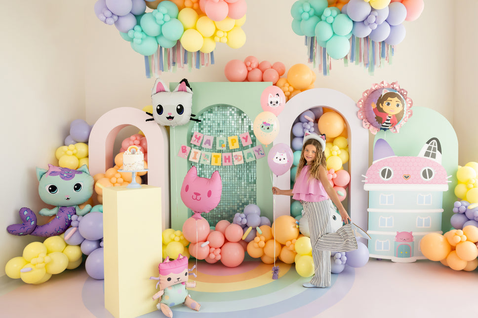 Balon foliowy Pandy Paws, 65x57 cm