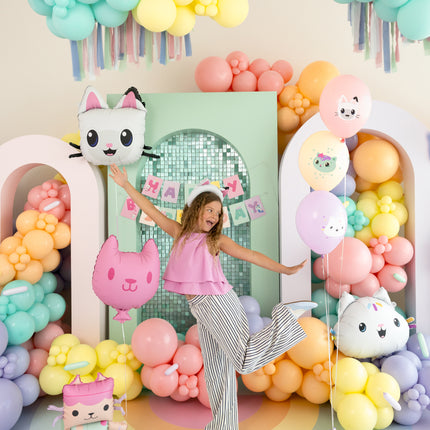 Balon foliowy Pandy Paws, 65x57 cm