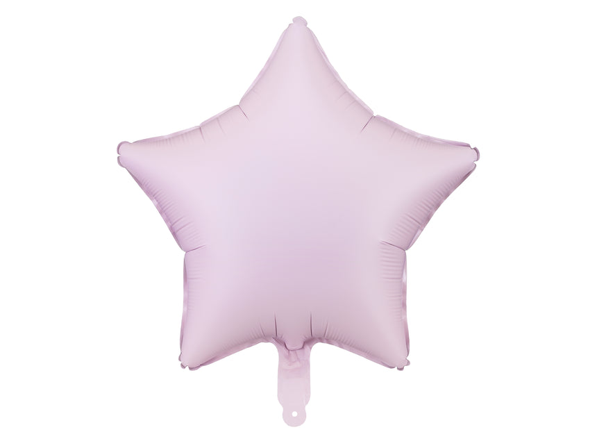 Balon helowy gwiazda fioletowy pusty 48 cm