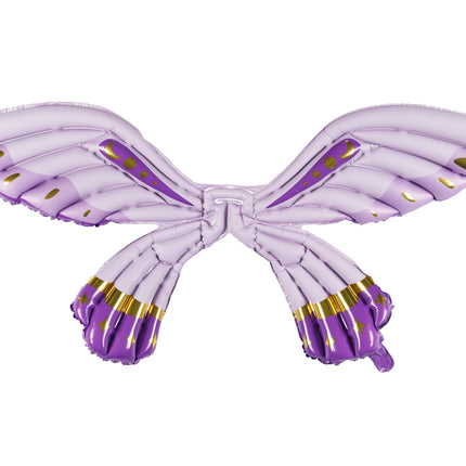 Balon helowy motyl fioletowy pusty 50 cm