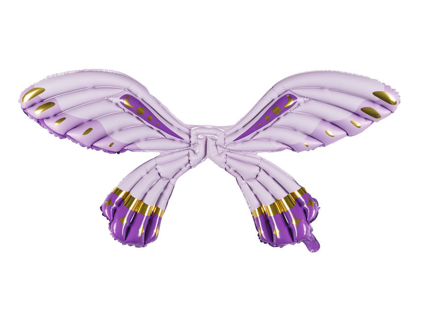 Balon helowy motyl fioletowy pusty 50 cm