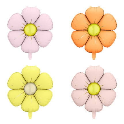 Kwiaty Balon helowy kolorowy pusty 65cm 4szt