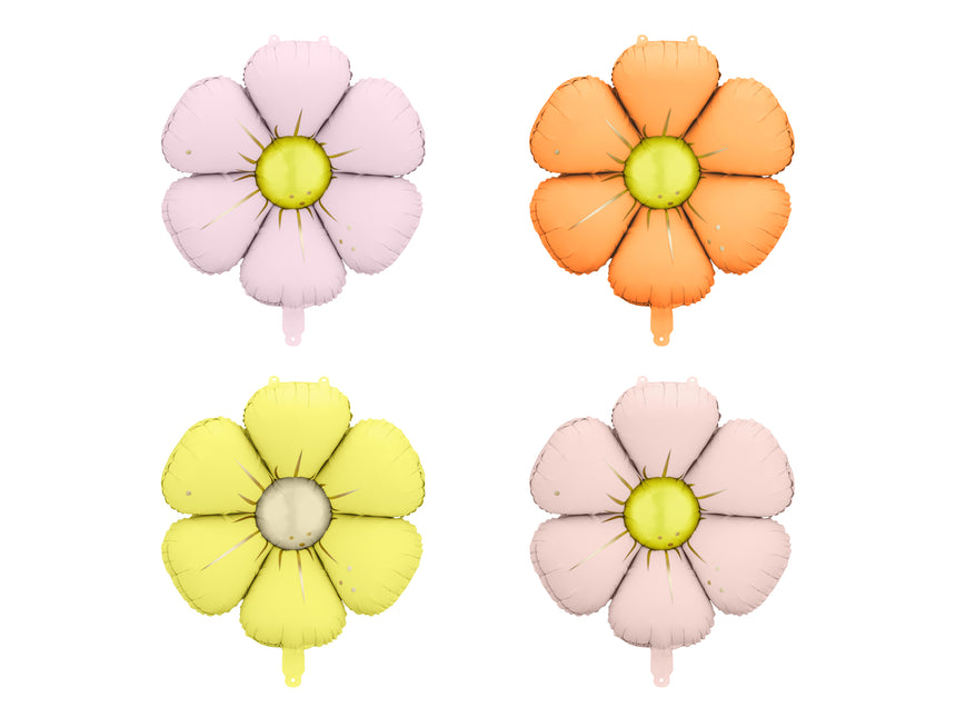 Kwiaty Balon helowy kolorowy pusty 65cm 4szt