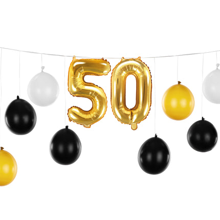 Girlanda balonowa na 50 lat 2,6 m