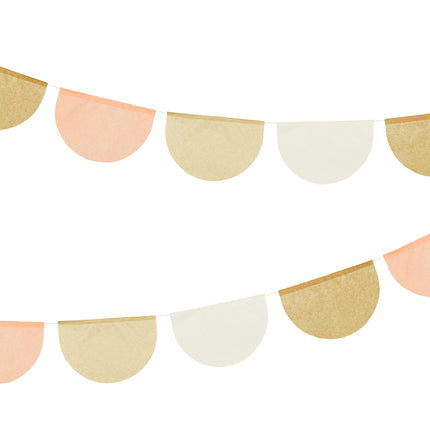 Girlanda Gold White Nude 3m