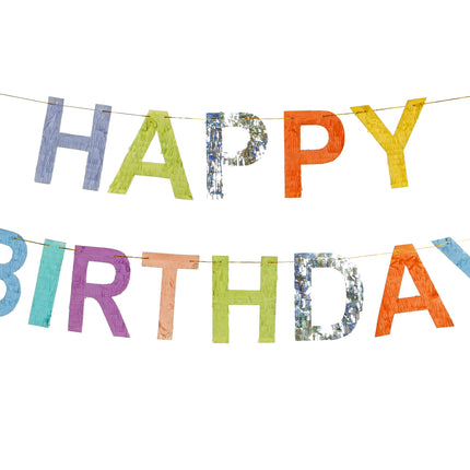 Girlanda z kolorowymi literami Happy Birthday 2,2 m