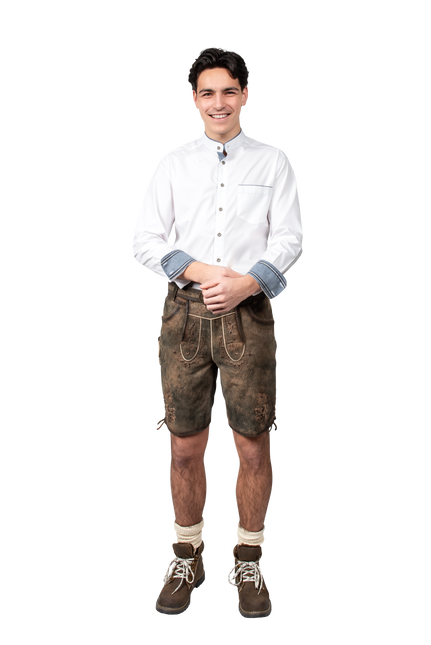 Bluza Oktoberfest niebiesko-biała męska