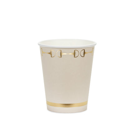 Beżowe kubki 220ml 6szt