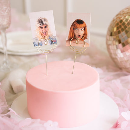 Serce na tort 12cm 2szt