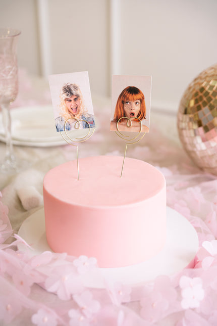 Serce na tort 12cm 2szt