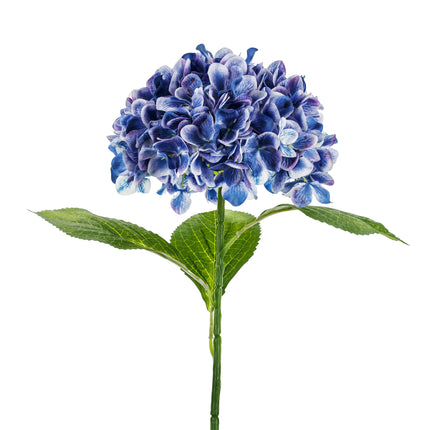 Niebieska sztuczna hortensja kwiatowa 69 cm