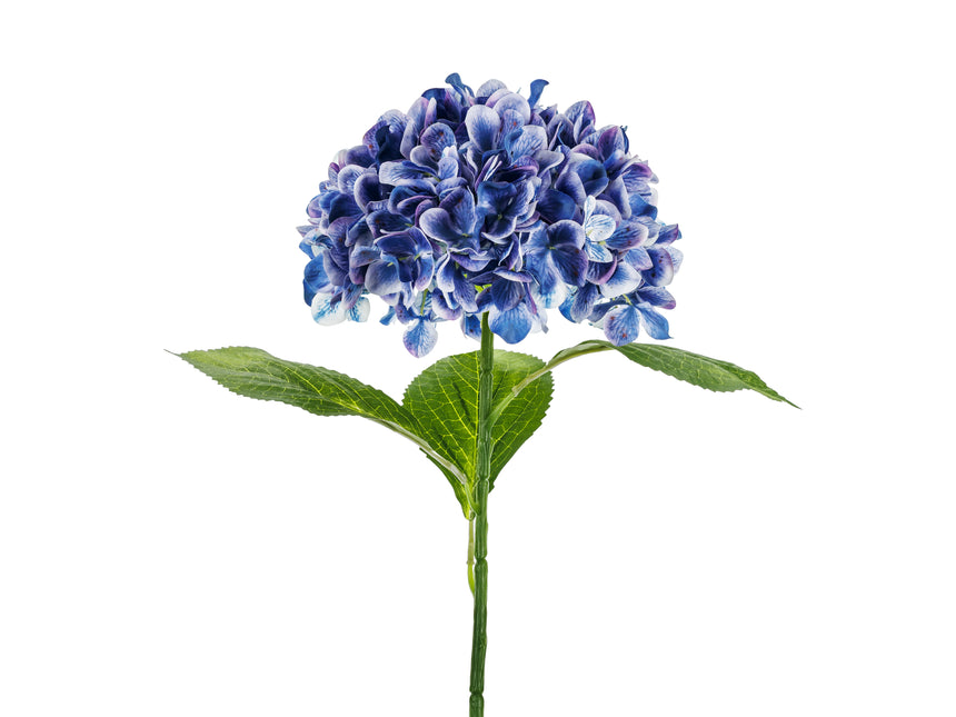 Niebieska sztuczna hortensja kwiatowa 69 cm