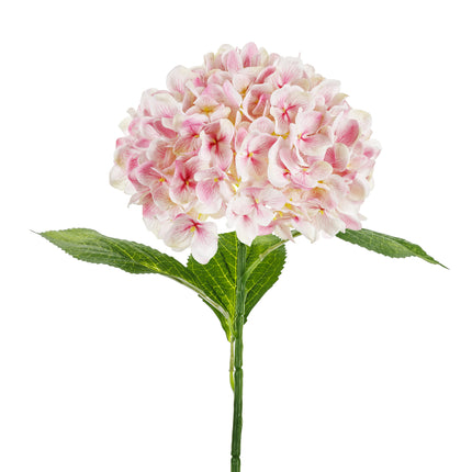 Różowa sztuczna hortensja kwiatowa 69 cm