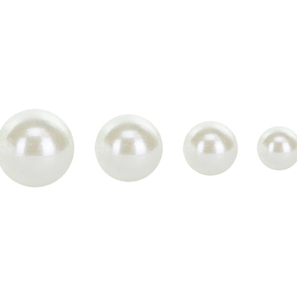 Białe naklejki balonowe Perełki 3-6mm 440szt
