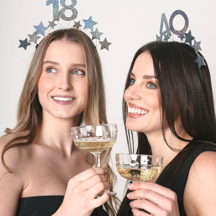 Srebrna opaska do włosów na 18 lat
