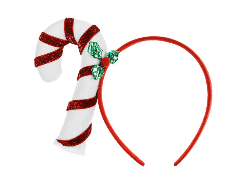 Opaska na głowę Candy Cane, 18,5x15,5 cm, mix