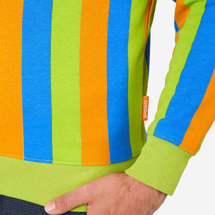 Sweter męski Sesame Street z Bertem i Erniem, wielokolorowy