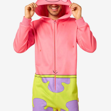 SpongeBob i Patrick – kombinezon z gwiazdką, unisex, różowy