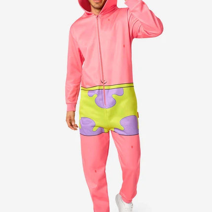SpongeBob i Patrick – kombinezon z gwiazdką, unisex, różowy