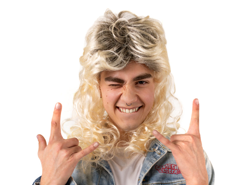 Blond peruka 80s