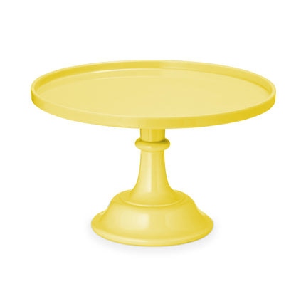 Żółty talerz do ciasta 24 cm