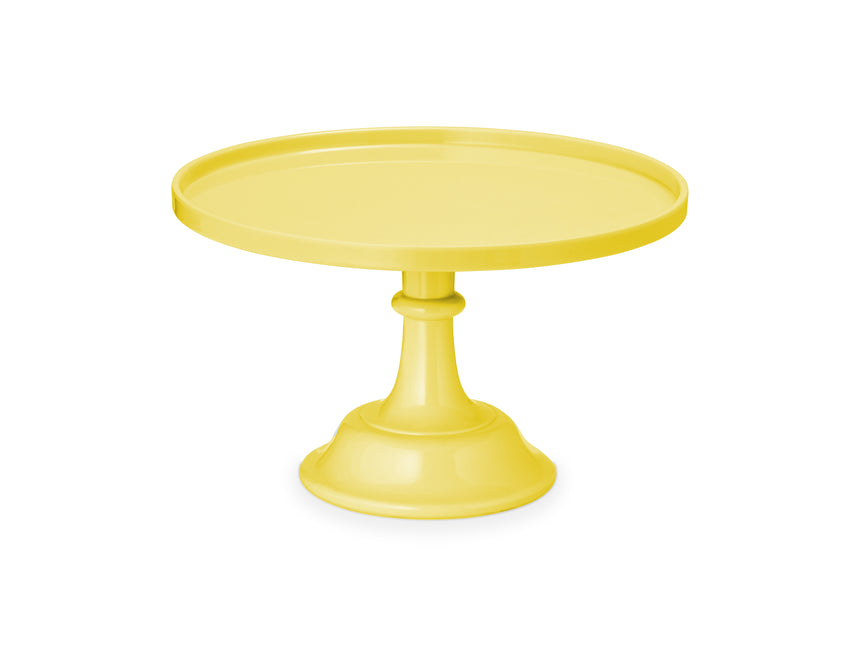Żółty talerz do ciasta 24 cm