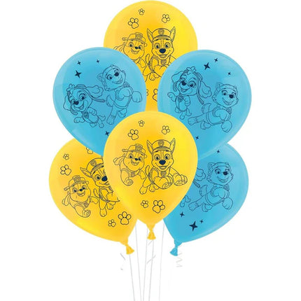 Balony Paw Patrol 25 cm, 10 szt.