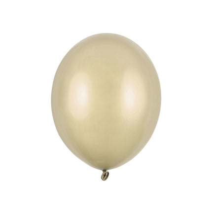 Balony złote metaliczne zimne złote 23cm 100szt