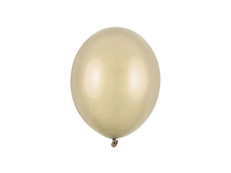 Balony złote metaliczne zimne złote 23cm 100szt