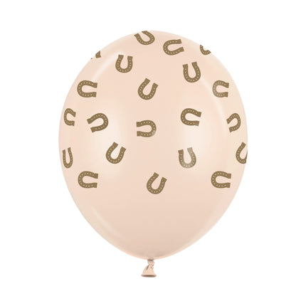 Balony Nude Podkowy 30cm 50szt