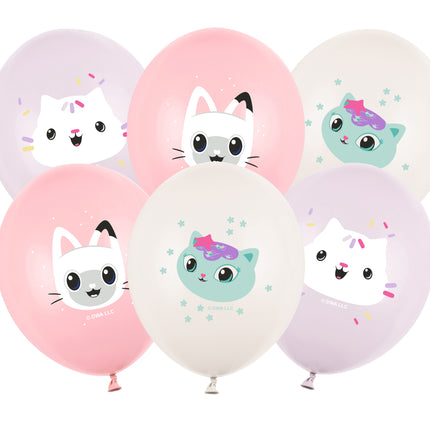 Balony 30 cm, Domek dla lalek Gabby